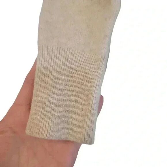 Aqua Cashmere High/low Crewneck Sweater - 100% Exclusive In Oatmeal - Picture 5 of 10